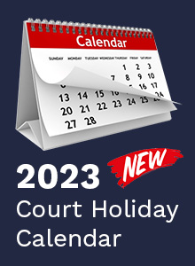 2023 Court Holiday Calendar